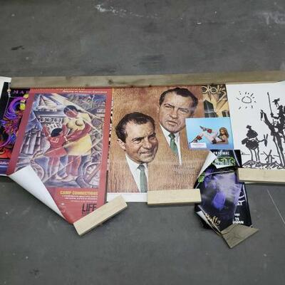 1454	

11 Movie, Rock Band, And TV Show Posters
Ranging In Size From: 47
