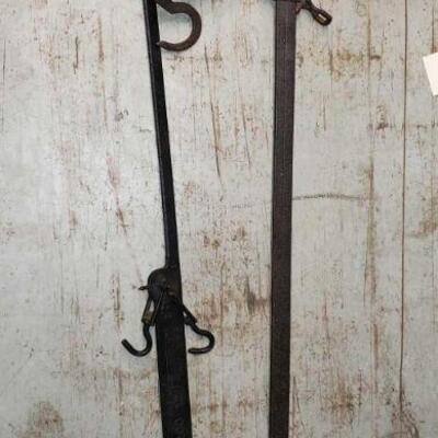 7585	

2 Vintage Measuring Tools
Measures Approx: 47" And 33" Long