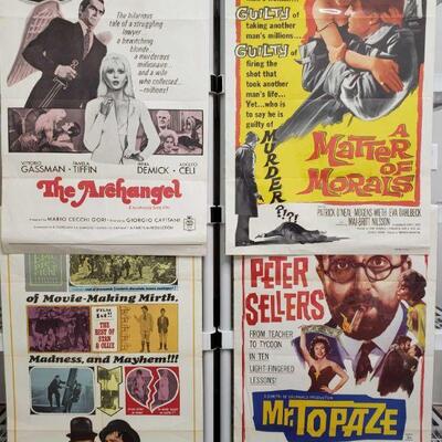 1182	

4 Vintage Movie Posters
Includes The Archangel, A Matter Of Moral, Mr. Topaze, And Laurel & Hardy's Laughing 20's.