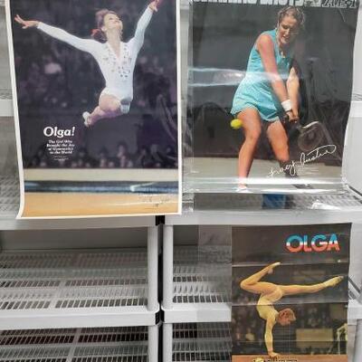 #1105 â€¢ 2 Olga Korbut And 1 Tracy Austin Poster