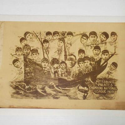 1314	

Pittsburg Pirates Champions National League 1909 Posters
Measures approx 17