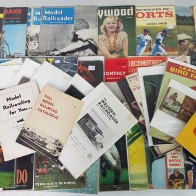 #1364 â€¢ 1930's- 1960's Magazines and Books
