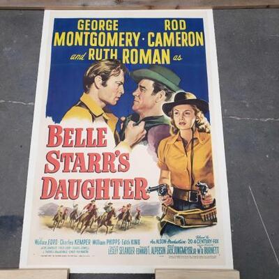 1504	

Vintage Belle Star's Daughter Poster
Measures Approx: 43" x 29"
