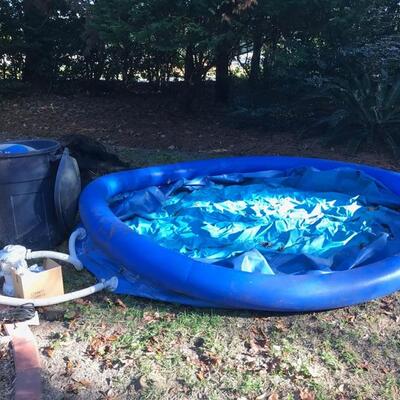 Salt water inflatable pool $85
accessories included