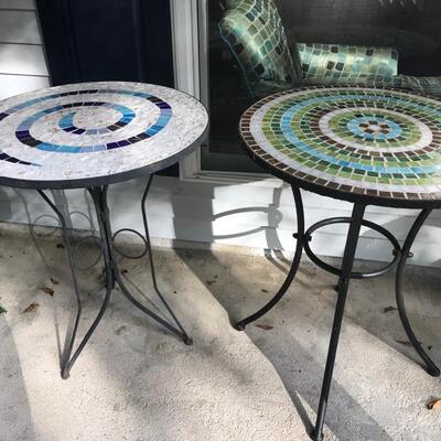 Tile and metal table $48
2 available