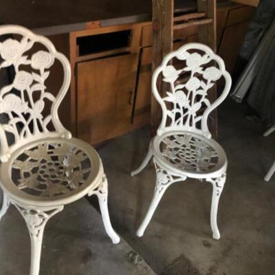 2 chairs and table 35.00