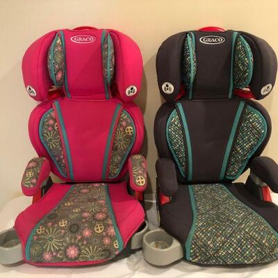 Two Graco Safety Surround booster seats.  In good shape. 