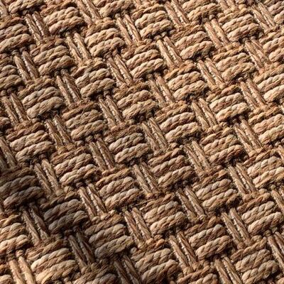 Smith & Hawkens Hickory Basketweave Outdoor Rug.