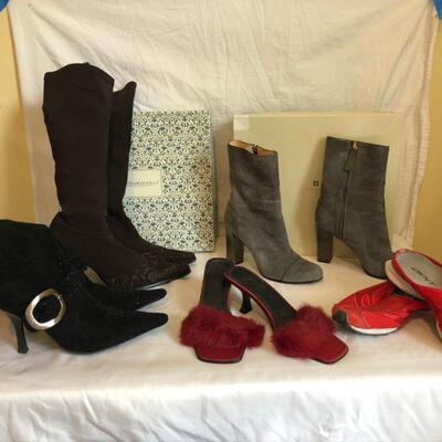 Kate Spade, Victoria's Secret and DKNY boots and slip ons size 6 1/2 - 7.