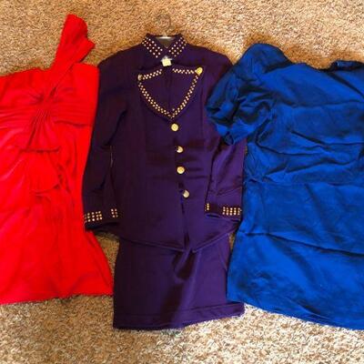 Dressy suit and dresses size M and 10. 