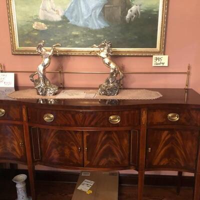 credenza is sold but the horses are not