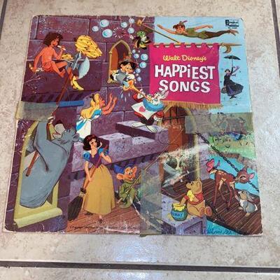 Walt Disney  happiest songs Lp 