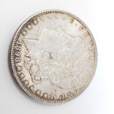 1520	

1898 Morgan Silver Dollar
1898 Morgan Silver Dollar