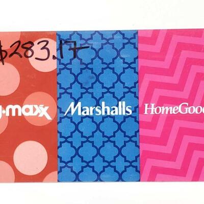 1664	

TJ-Maxx/Marshalls/HomeGoods Gift Card
