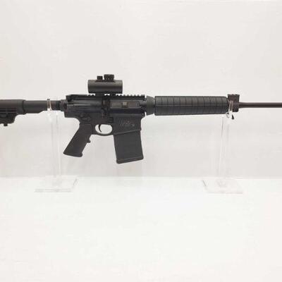 702	

Smith & Wesson M&P 10 .308 Win Semi Auto Rifle With Tasco Red Dot Scope
Serial Number: 11010 Barrel Length: 18