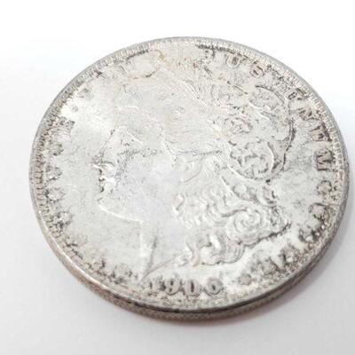 1526	

1900 Morgan Silver Dollar
1900 Morgan Silver Dollar