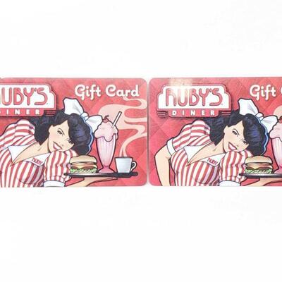 1678	

2 Ruby's Diner Gift Cards
$50