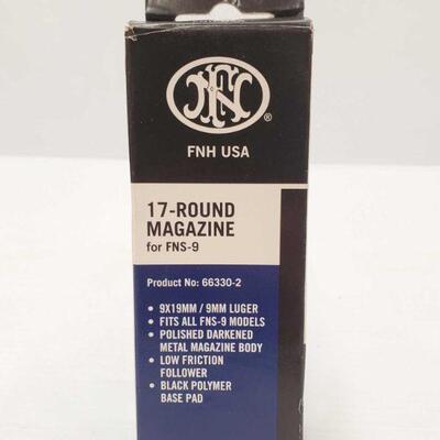 962	

17 Round 9mm Magazine for FNS-9
17 Round 9mm Magazine for FNS-9