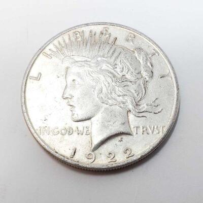 1536	

1922 Silver Peace Dollar
1922 Silver Peace Dollar