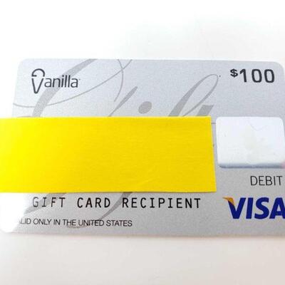 1620	

Vanilla Visa Gift Card
$100