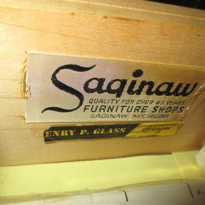 Fabulous Mid-Century Saginaw Furniture Bar Console Cabinet 