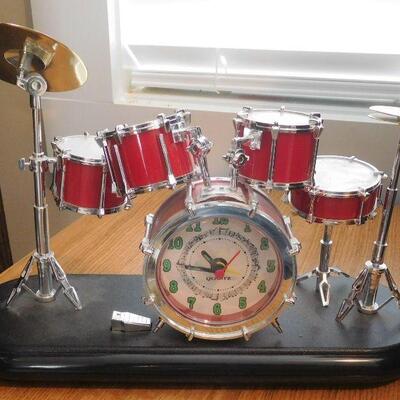Drum Set Clock