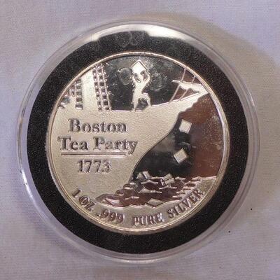 Boston Tea Party - 1oz. 999 Fine Silver