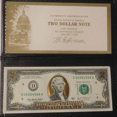 2003a Uncirculated Two Dollar Note