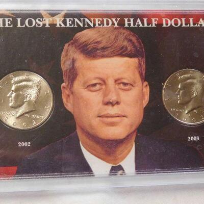2002 & 2003 Lost Kennedy Half Dollars