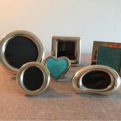 6 Assorted Tiffany Picture Frames