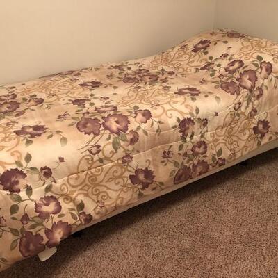 Twin size Temperpedic Mattress with Adjustable Frame and Control.