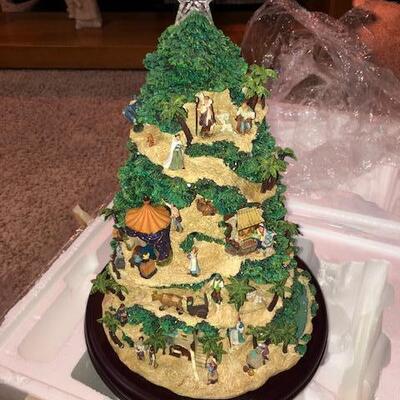 Ceramic Nativity Christmas Tree