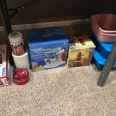 Snow Cone Machine & Chocolate Fountain