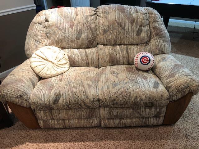 Love Seat with two Recliners