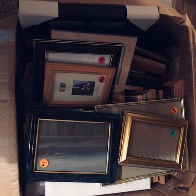 Picture Frames  ( 2 boxes full )