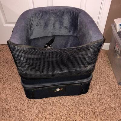 Small Dog Car Seat with storage compartment