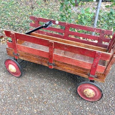Lot 080-C: Antique Toy Wagon