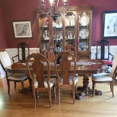 Dining Room Suite - table and 6 Chairs. 88