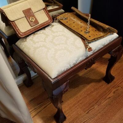 Lovely Vintage side bench. $50