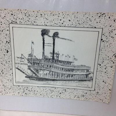 https://www.ebay.com/itm/124437142240	LY0014 New Orleans Riverboat Natches 1980 George B Luttrell Print		 Buy-It-Now 	 $20.00 
