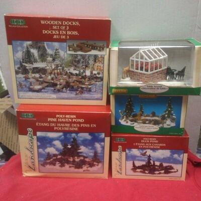 https://www.ebay.com/itm/114505452587	GN3023 LOT OF FIVE BOXED USED VINTAGE LEMAX VILLAGE COLLECTION ITEMS		Buy-It-NOW	 $22.99 
