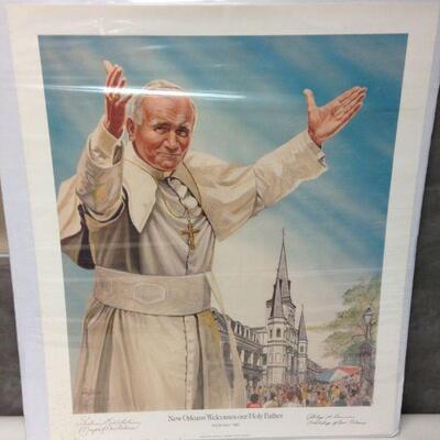 https://www.ebay.com/itm/114515152152	LY0009 New Orleans Welcomes Our Holy Father 1987 Signed Paulino Lopez, Sidney B		 Buy-It-Now...