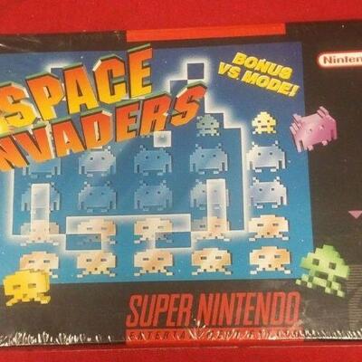 https://www.ebay.com/itm/114521039705	GN3059 SUPER NINTENDO ENTERTAINMENT SYSTEM GAME SPACE INVADERS SEALED BOX 		 Auction 	 Ebay 
