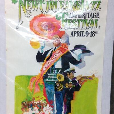 https://www.ebay.com/itm/114524910840	LY0029 New Orleans Jazz & Heritage Festival 1976 Print 40X22 Schlitz		 Buy-it-Now 	 $100.00 
