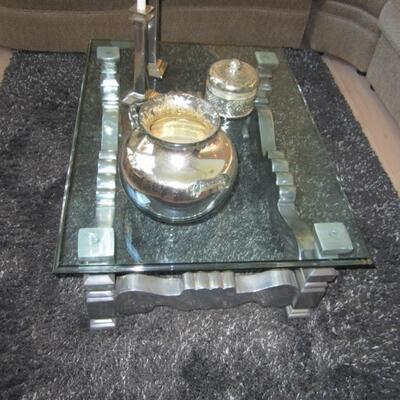 Glass Top Accent Tables ~ Rugs 