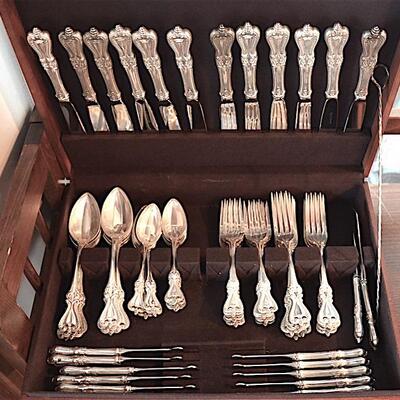Sterling Silver Flatware Set for 12 by Towle. (73 PS).