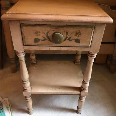 Painted nightstand made in Philadelphia 80  years ago $69