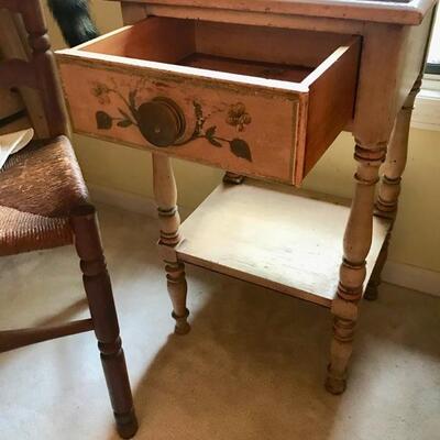 Painted nightstand made in Philadelphia 80  years ago $69