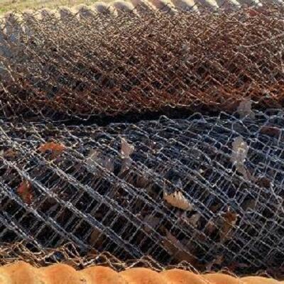 20 pcs top and bottom chain link fencing 20' long