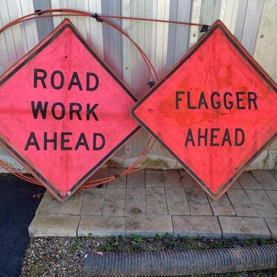 Great road works signage